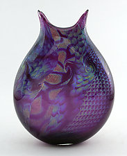 Harlequin Vase by Ken Hanson and Ingrid Hanson (Art Glass Vase)