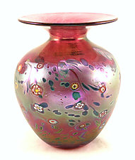 Monet Vase by Ken Hanson and Ingrid Hanson (Art Glass Vase)