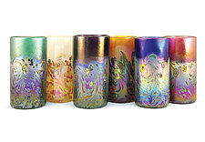 Monet Tumblers by Ken Hanson and Ingrid Hanson (Art Glass Drinkware)