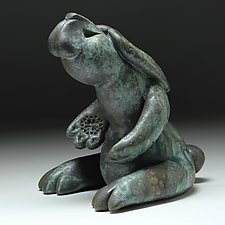 Humble Bunny by Steve Murphy (Ceramic Sculpture)