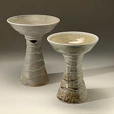 Pair of Shallow Chalices by Steve Murphy (Ceramic Drinkware)