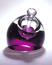 Slant Perfume by Mary Ellen Buxton and Kevin Kutch (Art Glass Perfume Bottle)