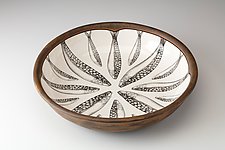 Pasta Bowl: Sardines by Laura Zindel (Ceramic Bowl)