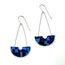 Small Swing Earrings by Bonnie Bishoff and J.M. Syron (Polymer Clay Earrings)