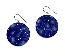 Celestial Dome Earrings by Bonnie Bishoff and J.M. Syron (Steel & Polymer Earrings)