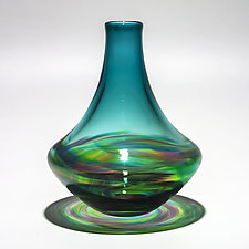 Vortex Morocco Vase by Michael Trimpol and Monique LaJeunesse (Art Glass Vase)
