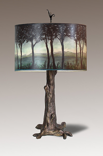 Twilight Bronze Tree Table Lamp