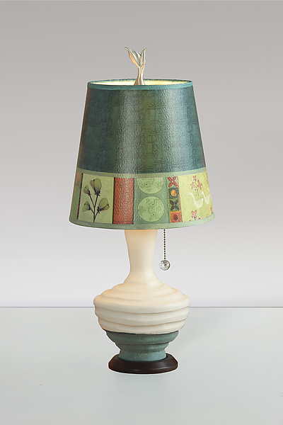 Melody Small Ceramic Table Lamp by Janna Ugone (Mixed-Media Table Lamp) | Artful Home