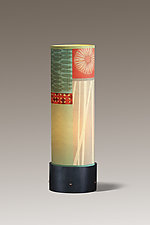 Zest Luminaire Table Lamp by Janna Ugone (Mixed-Media Table Lamp)