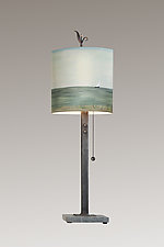 Shore Steel Table Lamp by Janna Ugone (Mixed-Media Table Lamp)