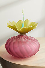 Spring Spotted BOBtanicals by Bob Kliss and Laurie Kliss (Art Glass Sculpture)