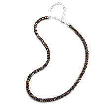 Confetti Rope Necklace by Kathryn Bowman (Silver Necklace)