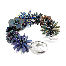 Joyous Blue Bracelet by Kathryn Bowman (Beaded Bracelet)