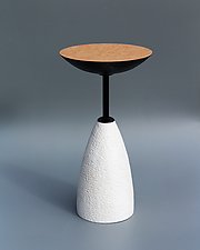 Two-Toned Table by Tracy Fiegl (Wood Side Table)