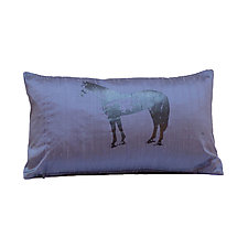 Horse by Helene  Ige (Silk Pillow)