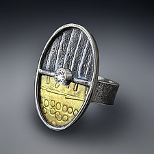 Talisman Ring by Patricia McCleery (Gold, Silver & Stone Ring)