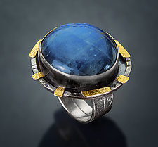 Sculpted Labradorite Ring by Patricia McCleery (Gold, Silver & Stone Ring)