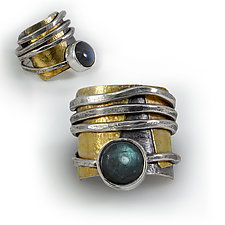 Wrapped Silver and Gold Ring by Patricia McCleery (Gold & Silver Ring)
