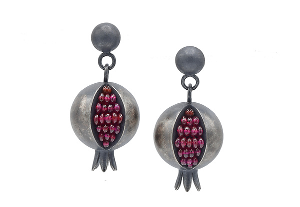 Pomegranate Dangle Earrings