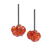 Autumn Berry Earrings by Boline Strand (Silver & Stone Earrings)