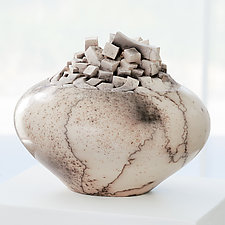 Block Pot by Jeff Margolin (Ceramic Vessel)