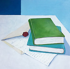 Things Written by B. St. Marie Nelson (Oil Painting)