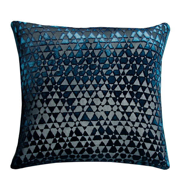 Triangles Velvet Pillow