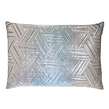 Entwined Velvet Lumbar Pillow by Kevin O'Brien (Silk Velvet Pillow)