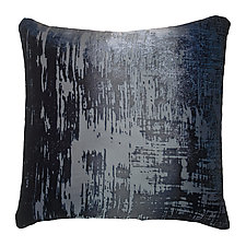 Large Brushstroke Velvet Pillow by Kevin O'Brien (Silk Velvet Pillow)