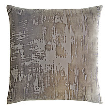 Brushstroke Velvet Pillow by Kevin O'Brien (Silk Velvet Pillow)