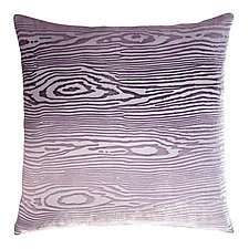 Medium Woodgrain Velvet Pillow by Kevin O'Brien (Silk Velvet Pillow)