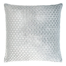 Dots Velvet Pillow by Kevin O'Brien (Silk Velvet Pillow)