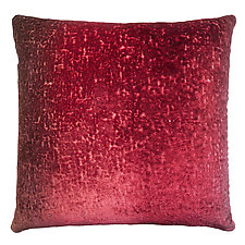 Large Coral Reef Velvet Pillow by Kevin O'Brien (Cotton Velvet Pillow)
