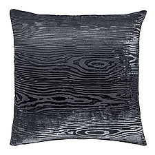 Large Woodgrain Velvet Pillow by Kevin O'Brien (Silk Velvet Pillow)
