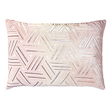 Entwined Velvet Lumbar Pillow by Kevin O'Brien (Silk Velvet Pillow)