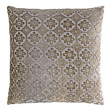Small Moroccan Velvet Pillow by Kevin O'Brien (Silk Velvet Pillow)