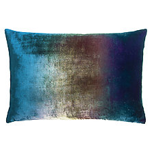 Ombre Velvet Lumbar Pillow by Kevin O'Brien (Silk Velvet Pillow)