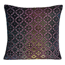Large Moroccan Velvet Pillow by Kevin O'Brien (Silk Velvet Pillow)
