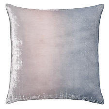 Large Ombre Velvet Pillow by Kevin O'Brien (Silk Velvet Pillow)