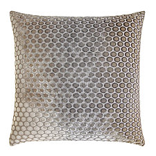 Large Dots Velvet Pillow by Kevin O'Brien (Silk Velvet Pillow)
