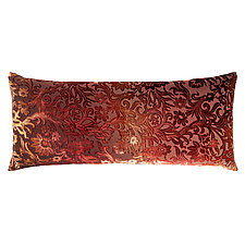 Prospect Park Velvet Extra Long Lumbar Pillow by Kevin O'Brien (Silk Velvet Pillow)