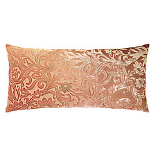 Prospect Park Velvet Long Lumbar Pillow by Kevin O'Brien (Silk Velvet Pillow)