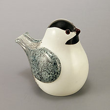 Chickadee by Orient & Flume Art Glass (Art Glass Paperweight)