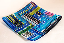 Organic Tray by Renato Foti (Art Glass Tray)