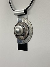 Texture Play Necklace by Shirley Wagner (Steel Necklace)
