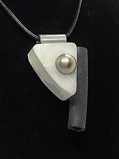 Uncommon Elements Necklace #100 by Shirley Wagner (Metal & Stone Necklace)