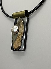 Sandstone Delight Necklace by Shirley Wagner (Pearl & Stone Necklace)