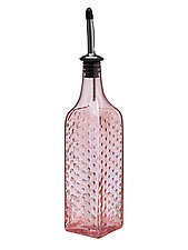 Single-Tone Hobnail Bottle by 2BGlass (Art Glass Bottle)