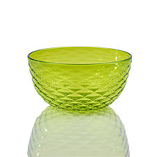 Diamond Cut Bowls by 2BGlass (Art Glass Bowl)
