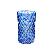 Mandala Drinking Glass by 2BGlass (Art Glass Drinkware)